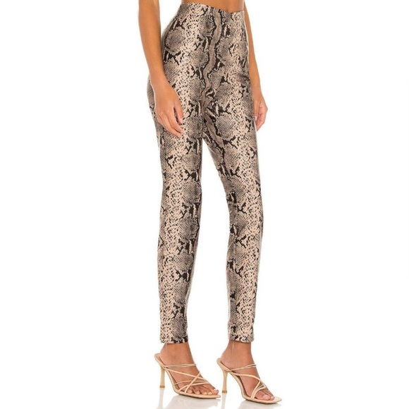 REVOLVE superdown Donna Snake Pant in Brown Snake Size XS - Picture 3 of 8